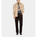 Pantalon En Velours Côtelé Marron Homme