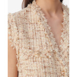 Veste Sans Manches En Tweed