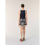 Robe courte avec détails crochet