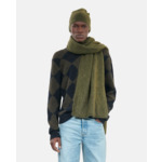 Écharpe En Mohair Kaki