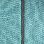 Yves Delorme - Housse de coussin en lin bleu, Pigment