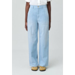 Jean large délavé