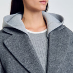 Veste à capuche amovible