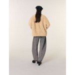 Manteau court en fausse fourrure