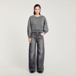 Sweatshirt à col bijoux