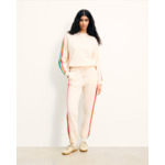 Jogging Droit Bandes Multicolores