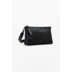 Bandoulière M tressée avec surpiqûres