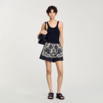 Débardeur en maille côtelée