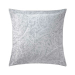 Yves Delorme - Taie d'oreiller en satin damassé gris, Foulard