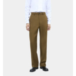 Pantalon En Laine Kaki Homme