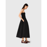 Robe bustier en maille et taffetas