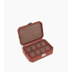 Coffret 8 montres fermoir T en cuir