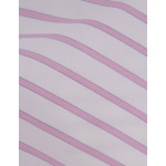 Chemise semi-ajustée rayée rose