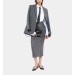 Jupe Crayon Mi-Longue À Rayures Femme