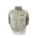 W Ruby Lake Crop Full Zip Kaki