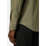 Chemise Kaki En Nylon Extensible Slim