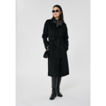 Manteau Mandy-Noir en Laine