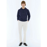 Sweatshirt à capuche en jersey de coton