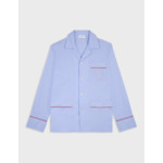 Pyjama Louis en popeline rayée rouge