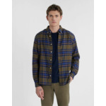 Chemise Gaspard à carreaux kaki
