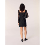 Robe courte en guipure