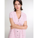 Robe babydoll en tweed