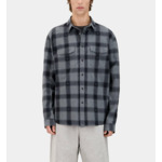 Chemise À Carreaux Gris Avec Têtes De Mort Homme