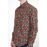 Chemise Manches Longues À  Motif Fleurs