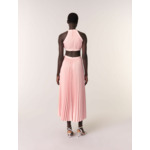 Robe longue plissée