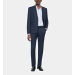 Veste De Costume En Laine Bleu Marine Homme