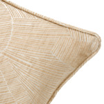 Yves Delorme - Housse de coussin en soie, lin beige, Ombrée
