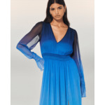 Robe Longue Manche Longue Mousseline