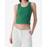 Débardeur Crop Côtelé Emma