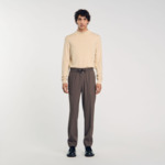 Pantalon de costume élastiqué
