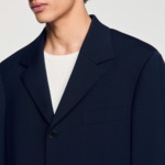 Veste de costume oversize en laine