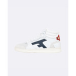 Baskets blanches & bleu marine