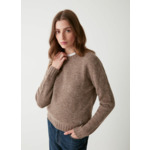 Pull à col rond en laine