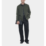 Chemise En Popeline Kaki Homme