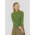 Pull Preppy-Cactus en Laine Merinos