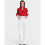 Blouse Tiberina Rouge en Polyester