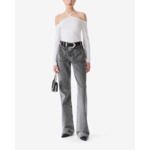 T-Shirt Raccourci À Découpe Grenade