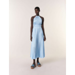 Robe longue plissée