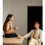 Sac banane Noah en cuir grain buffle et cuir lisse