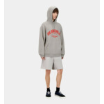 Sweatshirt À Capuche Gris Avec Sérigraphie Glendale Homme