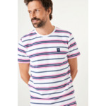 Men T-shirt Pink