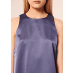 Top Telly-Bleu en Polyester