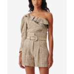 Top Asymétrique En Tweed Lizy