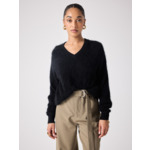 Pull en cachemire brossé Benedicte NOIR