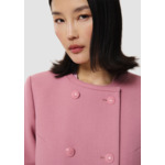 Manteau Matisse-rose en double coton