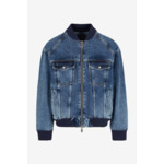 Blouson-indigo denim